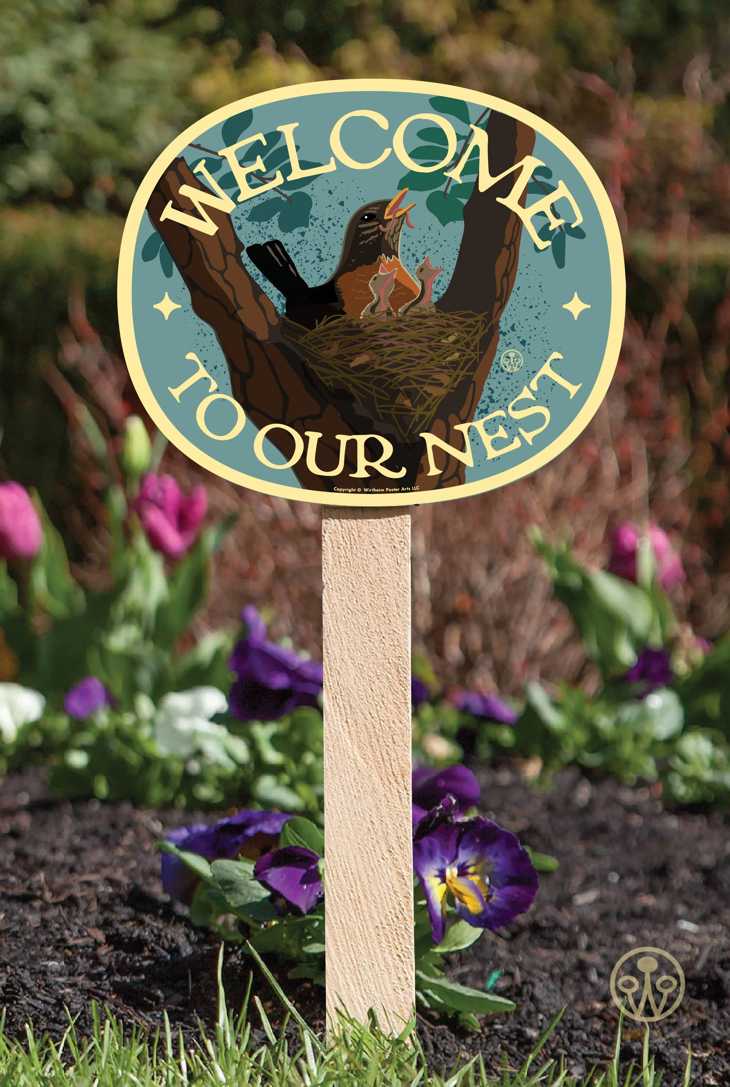 Welcome to Our Nest - Garden Sign — Victory Garden of Tomorrow